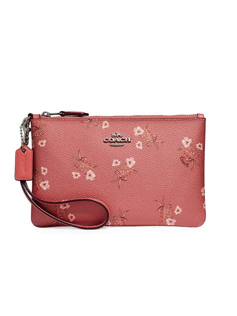 coach bow wristlet